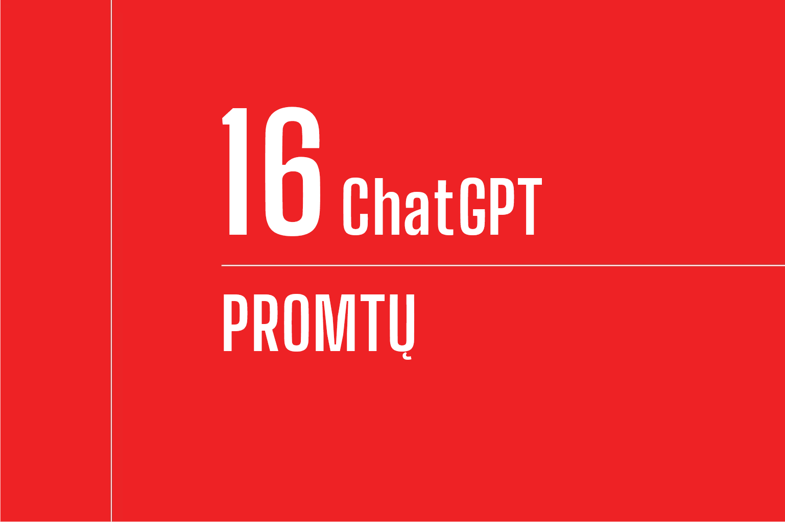 16 ChatGPT promtu
